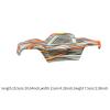 1/14 RC Body Shell Replacement for 2105A RC Car, Polypropylene (PP) Material, 25.5cm (10.04 inch) Scale Model Upgrade view 2