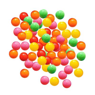 Zani Puff Bingo Balls Raffle Balls 95-100 Pcs, 4cm (1.6 inch) Universal Tally Lottery Balls for Parties, Events, Home & Camping