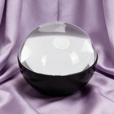 Gugxiom 3D Crystal Ball Video Player, 2.7" Memory Sphere Lamp, Rechargeable Media Player & Digital Photo Frame, Unique Memorial Gifts for Any Occasion (Black)