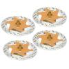 4PCS Universal Aluminum Alloy RC Car Brake Disc, Metal Hex Adapter for 1/10 Remote Control Car, CNC Machined Lightweight Durable Accessory with Anodized Surface, Fit for RC Sports (Gold) view 2