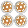 4PCS Universal Aluminum Alloy RC Car Brake Disc, Metal Hex Adapter for 1/10 Remote Control Car, CNC Machined Lightweight Durable Accessory with Anodized Surface, Fit for RC Sports (Gold) view 4