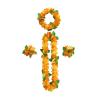 SHYYOULQE Hawaiian Luaus Leis Tropicals Party Supplies Hulas Garland Necklaces Bracelets Headband for Beach Theme Decors Decorations Supplies view 1