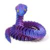 3D Printed Snake Egg, Cool 3D Printer Articulated Crystal Snake Toys for Kids, Surprise Animals Figurines Fidget Snakes Egg Toys for Boys Girls Teen Easter Basket Stuffers, Christmas Stocking Stuffer view 3