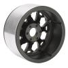 4pcs RC Rims 2.6 Inch Beadlock RC Wheel Rim Set, Aluminum Alloy Beadlock Wheels for 1/10 RC Crawlers, 2.9in Diameter 1.5in Thickness, Glue Free Wheel Hub with Connectors and Screwd view 4