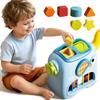 Interactive Shape Sorter Toy,Educational Activity Toy for Toddlers, Fine Motor Skill Development & Cognitive Learning, Durable Plastic Safe Material, Christmas and New Year Gifts for Boys and Girls. view 1