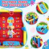AKEYDIY Inflatable Bounce House, Kids Bouncy House for Big Kids 3-12, Bounce House with Extra Wide Slide&Climbing Wall&Removable Volleyball Net, Outdoor/Indoor Kids Bouncy Castle for Backyard/Party view 3