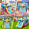 AKEYDIY Inflatable Bounce House, Kids Bouncy House for Big Kids 3-12, Bounce House with Extra Wide Slide&Climbing Wall&Removable Volleyball Net, Outdoor/Indoor Kids Bouncy Castle for Backyard/Party view 4