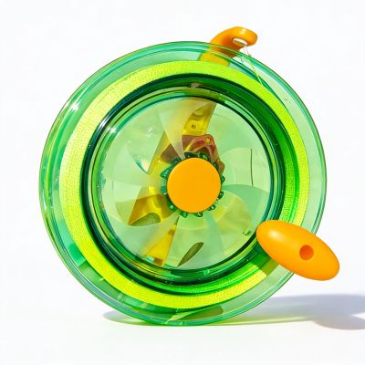 Simxkai Beginner-Friendly Kite String with Reel: 150m Tangle-Free Line on Anti-Reverse Spool, Easy-Grip Handle for Effortless Flying