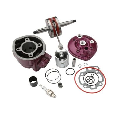 49mm 90cc Big Bore Cylinder Kit Crankshaft Compatible with Motorhispania RX RYZ SM Pro Racing Enduro Superracing 50cc 2T Minarelli