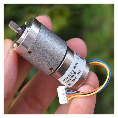 MOICEYHF 5V 2-Phase 4-Wire Stepping Electronic Starter All Metal Planetary Gear Reduction Precision 22MM Stepper Reducer Electronic Starter Reduction Ratio 1:45.2