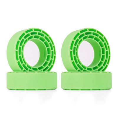 PHJKCRWXUL 4pcs Silicone Rubber Inserts for (68-72mm) 1.3" Tires (1370)(Green)