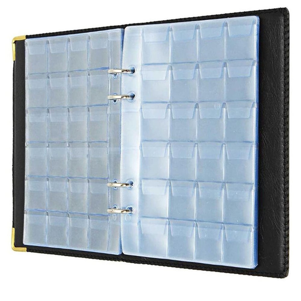 480 Pcs Coins Storage Book Commemorative Coin Collection Album Holders Volume Folder Hold Multi-Color Empty