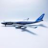 Airplane Model 1150 B747 Aircraft Model Diecast Resin Airplanes with LED Light for Display,Gift&Collection view 3