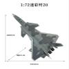 172 for J-20 Stealth Diecast Scale Alloy Fighter Parade Military Finished Collection Ornaments Display Hobby Playgame Kit view 3