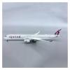 1400 for Qatar Airways Airbus A350-1000 Diecast Alloy Simulation Aircraft Model Ornament Display Hobby Playgame Kit view 2