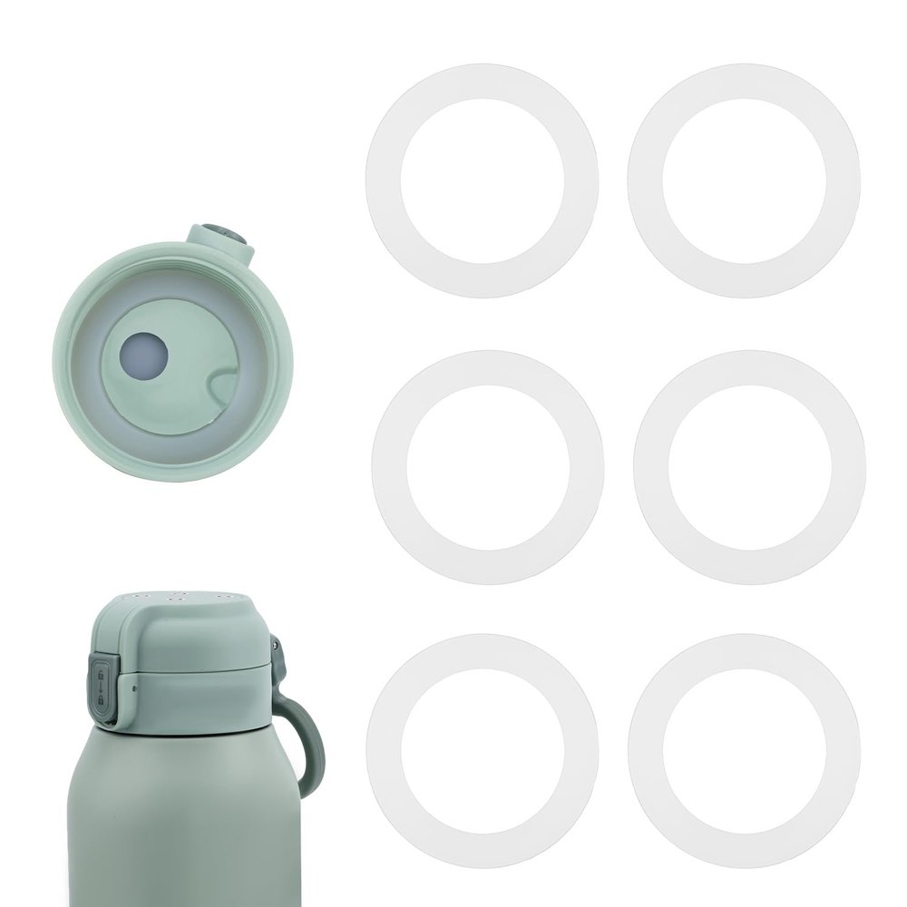 6pcs Seal Rings for Momcozy Bottle Warmer, BPA-Free Silicone Bottle Replacement Gasket for 17oz/500ml Portable Milk Warmer