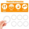 6pcs Seal Rings for Momcozy Bottle Warmer, BPA-Free Silicone Bottle Replacement Gasket for 17oz/500ml Portable Milk Warmer view 4