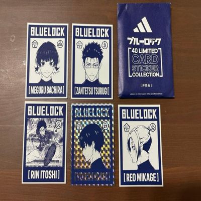 BLUELOCK Card Sticker Set of 6