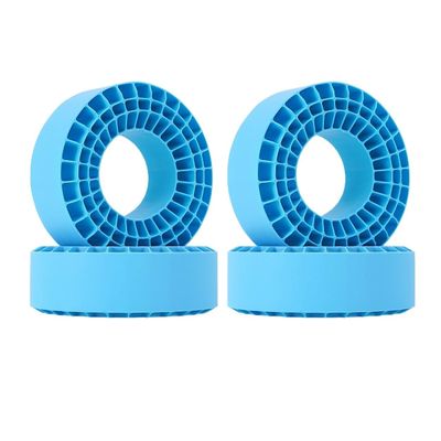 PHJKCRWXUL 4PCS Silicone Rubber Insert Foam for 132-134mm (5.25" OD) 2.2" Tires(Blue)