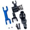 Rc Repairs Spare For X-Maxx 1/5 Aluminum Alloy Steering Assembly Bellcranks Support Servo Saver For Spring RC Car Monster Truck Upgrade Parts view 2