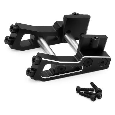 RC Spare Part Compatible with Arrma for Typhon for Grom 223S for BLX for Grom 1/14 RC Car Upgrade Parts Accessories Metal Rear Wing Mount Set(Black)