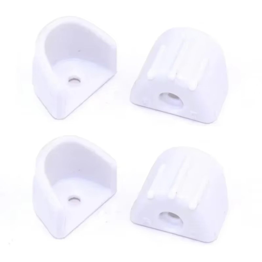 Rc Repairs Spare For Hsp For Hpi 1/8 1/10 4pcs Shock Absorber Hydraulic Frame Protection Cover Absorption Cap RC Car Parts(White)