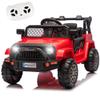 12V Kids Ride On Toy, Ride on Truck w/Parent Remote Control, Electric Toddler Ride on Car for Kids w/Reflective Stickers, Front Anti-Collision Bar Design, LED Headlights, Bluetooth, 3 Speeds (Red) view 1