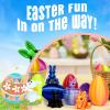 4PCS 3D Printed Eggs with Rabbit Inside,Surprise Gifts to Enhance The Festive Atmosphere, Unique Collectible Desktop Ornaments,Prefilled Easter Eggs Basket Stuffers (32pcs) view 4
