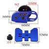 Rc Repairs Spare For Axial For Scx10 III II 90046 For Capra For Trx4 1/10 2Low Gearbox Middle Transmission Box W Overdrive Gear RC Crawler Part(Blue) view 2