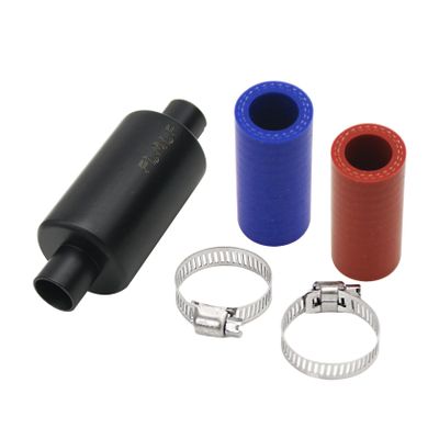 FLMLF Rc Car Rc Boat Exhaust Pipe Muffler Kit for 1/5 HPI ROFUN ROVAN KM Baja 5B 5T 5SC Losi 5ive-t MCD DBXL Redcat FG FS Parts (Blue Red)