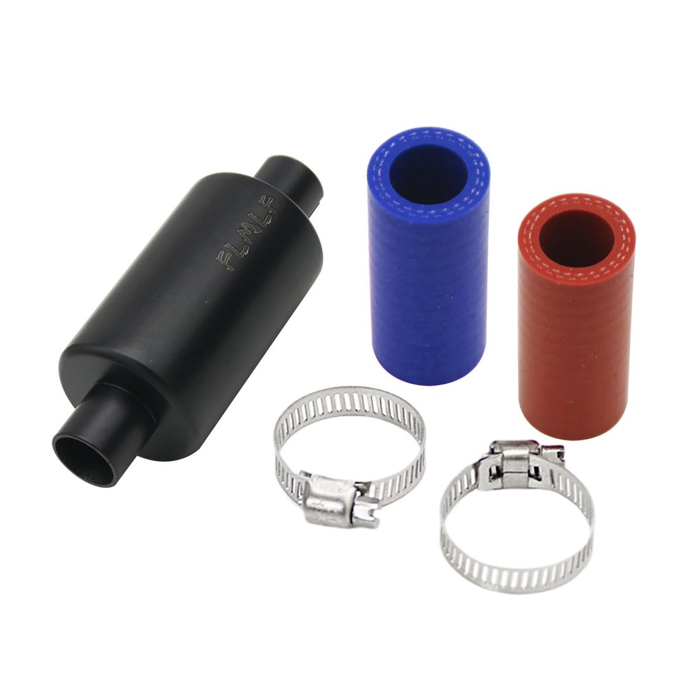 FLMLF Rc Car Rc Boat Exhaust Pipe Muffler Kit for 1/5 HPI ROFUN ROVAN KM Baja 5B 5T 5SC Losi 5ive-t MCD DBXL Redcat FG FS Parts (Blue Red)