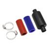 FLMLF Rc Car Rc Boat Exhaust Pipe Muffler Kit for 1/5 HPI ROFUN ROVAN KM Baja 5B 5T 5SC Losi 5ive-t MCD DBXL Redcat FG FS Parts (Blue Red) view 2