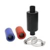 FLMLF Rc Car Rc Boat Exhaust Pipe Muffler Kit for 1/5 HPI ROFUN ROVAN KM Baja 5B 5T 5SC Losi 5ive-t MCD DBXL Redcat FG FS Parts (Blue Red) view 4