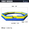 20FT Gaga Ball Pit Inflatable with Built-in Fan, Portable Gaga Ball Pit for Activities in Backyard, Park view 2
