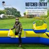 20FT Gaga Ball Pit Inflatable with Built-in Fan, Portable Gaga Ball Pit for Activities in Backyard, Park view 3