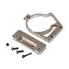 CNC Aluminum Motor Mount Block Compatible with 1/5 Scale , Rovan, KM X2 Brushless Electric Off-Road RC Trucks (Front/Rear/Set)(Rear) view 1
