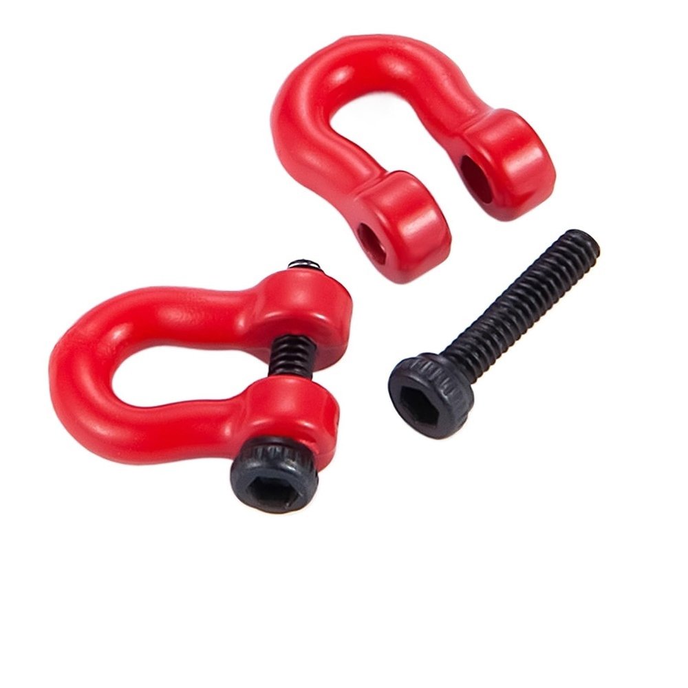 Aluminum Alloy Rear Bumper Tow Trailer Hook RC Crawler Car for TRX4M TRX4-M for Defender Parts confident(Model-9220)