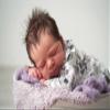 Anano 48 cm Silicone Reborn Baby Doll,Realistic Reborn Doll Life Like Babies Dolls That Look Real,Full Silicone Vinyl Baby Girl Poseable Sleeping Real Life Newborn view 1