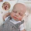 Anano 12 Inch Solid Platinum Silicone Baby Doll Full Body Boy with Bottle Bathable 100 Percent Silicone Doll Squishy Babies Reborn Baby Dolls Floopy Head for Kids & Collector(2kgs) view 3