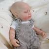 Anano 12 Inch Solid Platinum Silicone Baby Doll Full Body Boy with Bottle Bathable 100 Percent Silicone Doll Squishy Babies Reborn Baby Dolls Floopy Head for Kids & Collector(2kgs) view 4