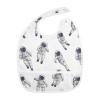 Bolaz Astronaut Baby Bibs for Eating Food Feeding Waterproof Toddler Bib Apron Boys Girls Soft Adjustable Set of 2 view 1
