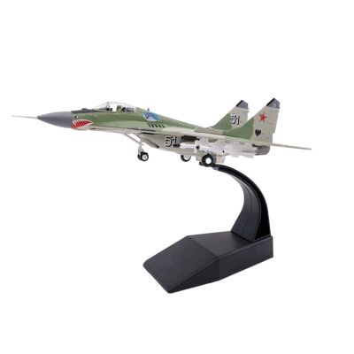 1:100 for MIG-29 Diecast Metal Simulation Aircraft Model Scale Fighter Plane Collection Gifts Hobby Playgame Kit