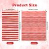 120PCS Stripe Paper Napkins - 6 Colorful Striped Designs Disposable Hand Towels for Bathroom, Dinner, Picnic, Wedding - 4.5"x8" for Daily Use, Family Gatherings, Holiday Celebrations, Parties, Events view 2