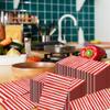 120PCS Stripe Paper Napkins - 6 Colorful Striped Designs Disposable Hand Towels for Bathroom, Dinner, Picnic, Wedding - 4.5"x8" for Daily Use, Family Gatherings, Holiday Celebrations, Parties, Events view 4