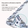 EyMzcod Blue Baby Boys Changing Pad Covers American Football Helmet, Touch Down Game Sport Safe Snug Fitted Diaper Table Sheet, Soft Breathable Stretchy Change Mat Shower Gift Fit 32 34 x 16 view 3