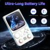R36TMAX Retro Handheld Game Console, 4.0 Inch IPS HD Screen Retro Gaming Console, Handheld Game Console with 18000+ Classic Games, Supports WiFi Networked Fighting and OTG, Built-in 64G-Pearl White view 2