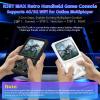 R36TMAX Retro Handheld Game Console, 4.0 Inch IPS HD Screen Retro Gaming Console, Handheld Game Console with 18000+ Classic Games, Supports WiFi Networked Fighting and OTG, Built-in 64G-Pearl White view 4