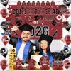 2026 Graduation Decorations Set- Class of 2026 Grad Party Decorations, Congrats Grad Banner, Backdrop, Grad Hanging Swirl, Balloons and Honeycomb Table Toppers, Graduation Party Supplies(Maroon) view 2