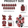 2026 Graduation Decorations Set- Class of 2026 Grad Party Decorations, Congrats Grad Banner, Backdrop, Grad Hanging Swirl, Balloons and Honeycomb Table Toppers, Graduation Party Supplies(Maroon) view 4