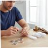 Bemonew Plastic Coin Holders 20PCS Plastic Coin Holders for Collectors 45mm Dia. Round Transparent Organizer with Inner Liner for Silver Dollar view 2